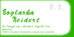 boglarka neidert business card